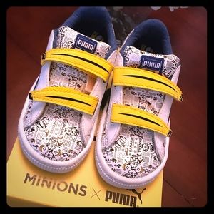 Kids Minion Puma sneakers